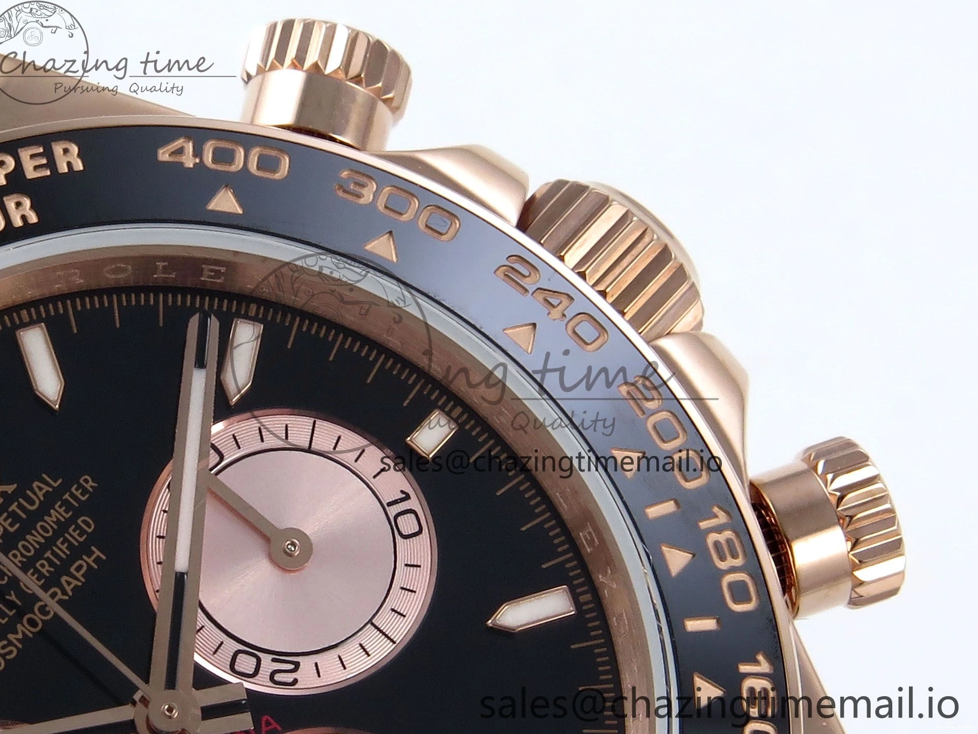 0206 Bold Daytona 126515 QF 1:1 Best Edition Black RG Dial on Oysterflex Strap SH4131 V 702